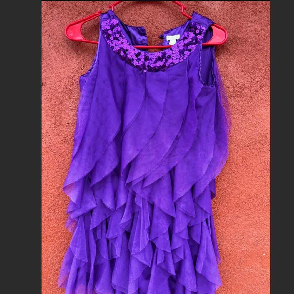 The Children's Place Purple Layered Dress